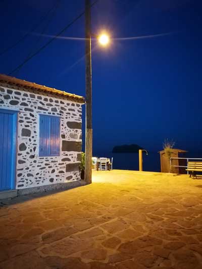 Mond überm Meer, Skala Eressos Mond überm Meer, Skala Eressos